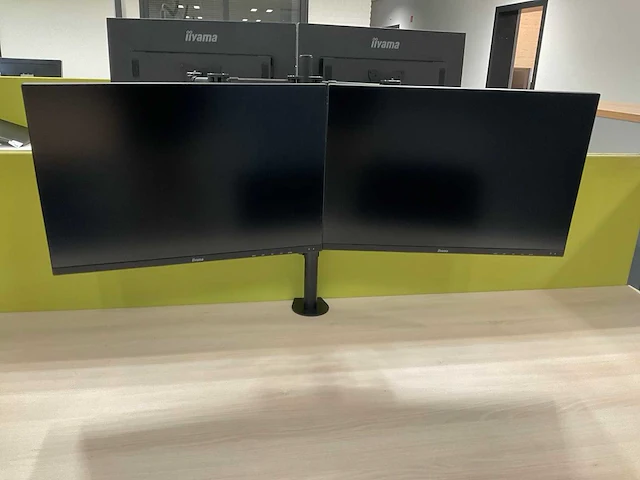 Duo zit-sta werkplek met monitoren - afbeelding 6 van  7