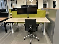 Duo zit-sta werkplek met monitoren - afbeelding 5 van  7
