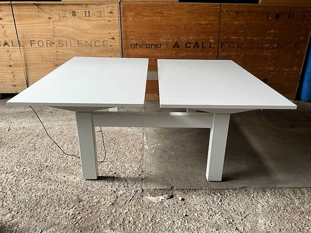 Duo zit/sta-bureau, elektronisch verstelbaar 62-130cm - 140x170cm - afbeelding 2 van  8
