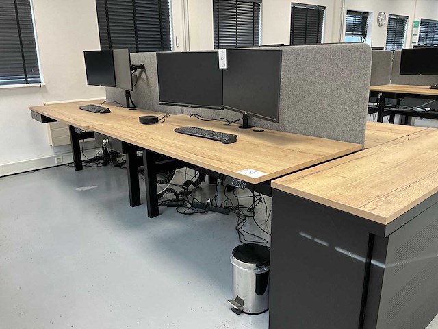Duo zit/sta werkplek (2x) - afbeelding 1 van  1