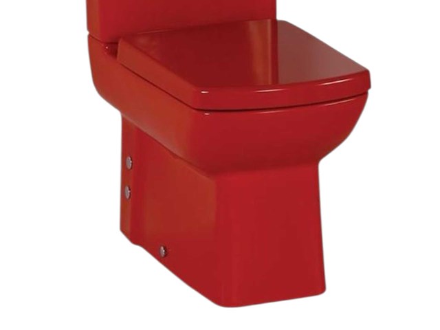 Duoblok closet glans rood - afbeelding 1 van  1