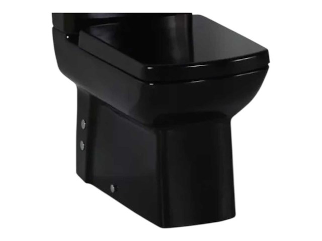 Duoblok closet glans zwart - afbeelding 1 van  1