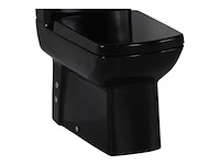 Duoblok closet glans zwart - afbeelding 1 van  1