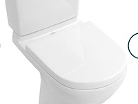 Duoblok comb. met qr + sc zitting wit villeroy & boch, o.novo, wit - afbeelding 1 van  8