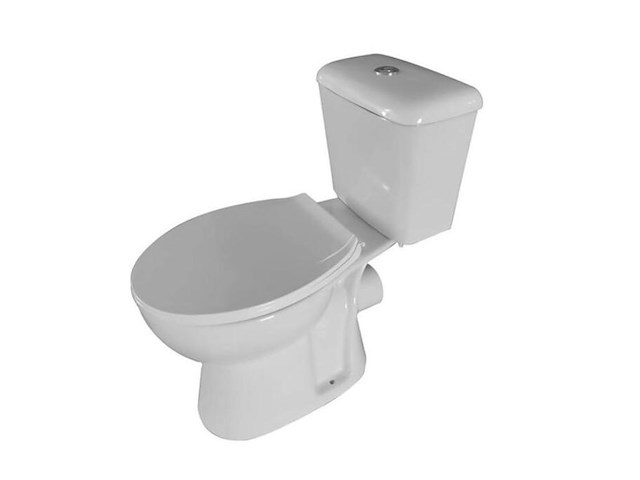 Duoblok staand toilet aloni propack 4-1, pro1027.01, wit - afbeelding 1 van  3