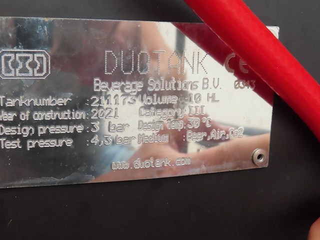 Duotank - 2021 - 1000l - biertank (3x) - afbeelding 6 van  6