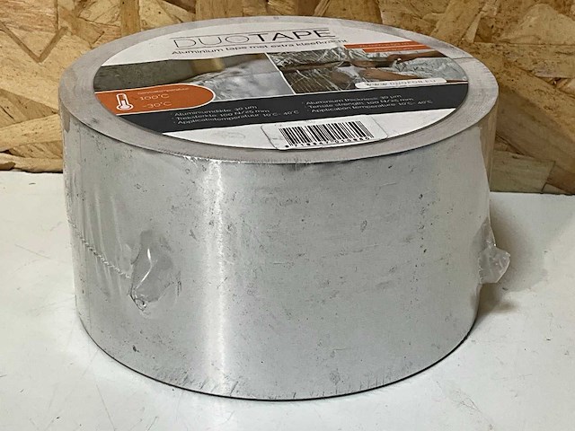 Duotape duofoil aluminium tape 75mm (6x) - afbeelding 2 van  2