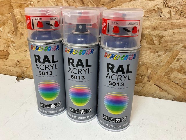 Dupli color spuitbus acryl 5013 verf (6x) - afbeelding 1 van  3