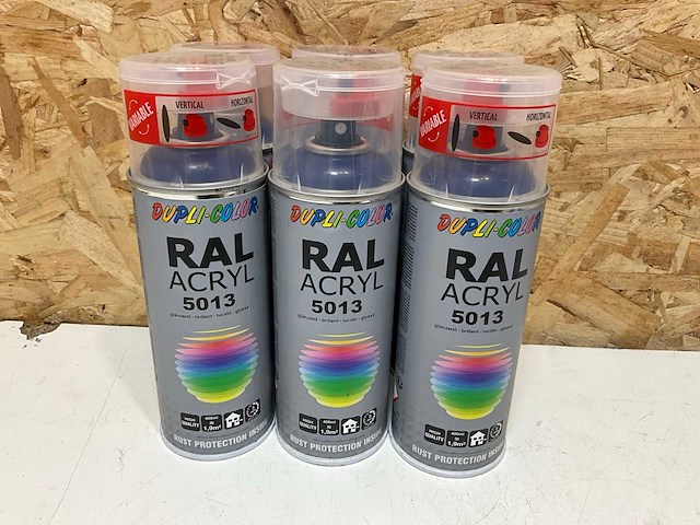 Dupli color spuitbus acryl 5013 verf (6x) - afbeelding 2 van  3