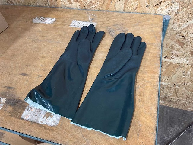 Duplo pvc werkhandschoenen (42x) - afbeelding 4 van  4