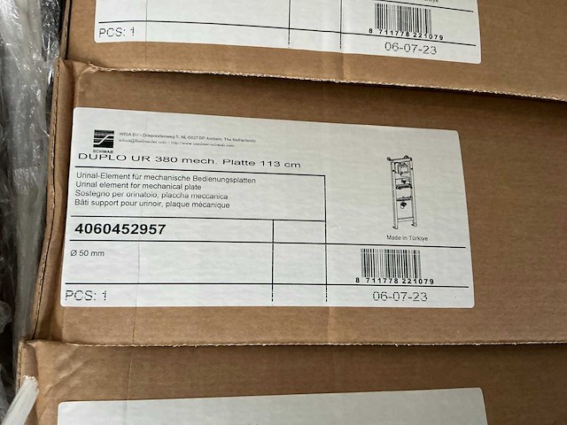 Duplo ur 380 urinoir inbouwreservoir - afbeelding 6 van  6