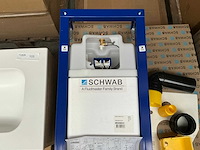 Duplo wc380 4/2 lit toilet inbouwreservoir met drukplaat (2x) - afbeelding 2 van  7