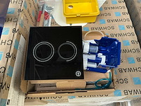 Duplo wc380 4/2 lit toilet inbouwreservoir met drukplaat (4x) - afbeelding 3 van  6