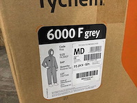 Dupont tychem 6000 f werkoverall (25x) - afbeelding 6 van  6
