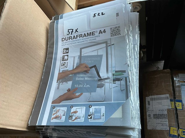 Durable - zelfklevende magneetframes a4 formaat (57x) - afbeelding 1 van  2