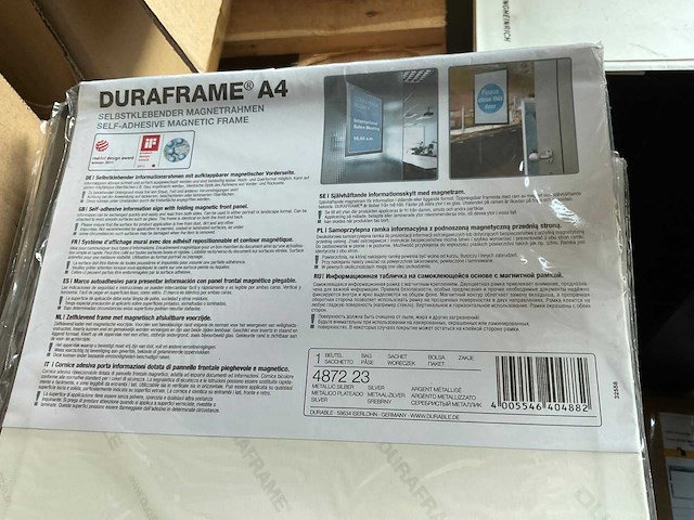 Durable - zelfklevende magneetframes a4 formaat (57x) - afbeelding 2 van  2