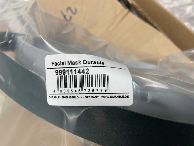 Durable 13 d2 gelaats scherm (250x) - afbeelding 5 van  5