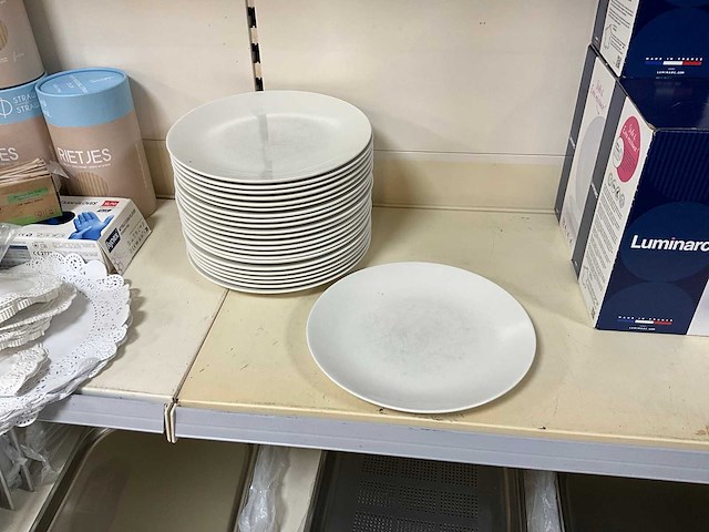 Duralite dinerborden (23x) - afbeelding 1 van  5