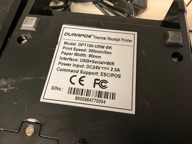 Durapos dpt100-urw-bk bonnenprinters (3x) - afbeelding 5 van  5