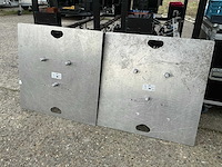 Durastage 3834-2 aluminium trus baseplate (2x)