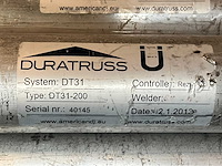 Duratruss dt 31/2 200 aluminium truss buizen (4x) - afbeelding 4 van  4