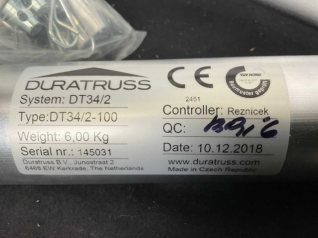 Duratruss dt 34/2 duratruss truss - afbeelding 5 van  5