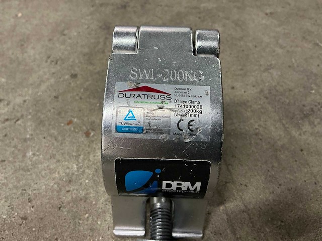 Duratruss dt eye clamp truss klem (25x) - afbeelding 3 van  3