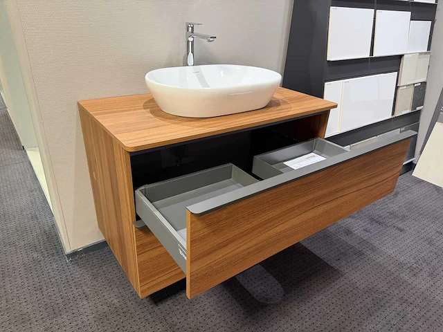 Duravit - d-neo - mat noten - badmeubelset 100 cm - afbeelding 11 van  16