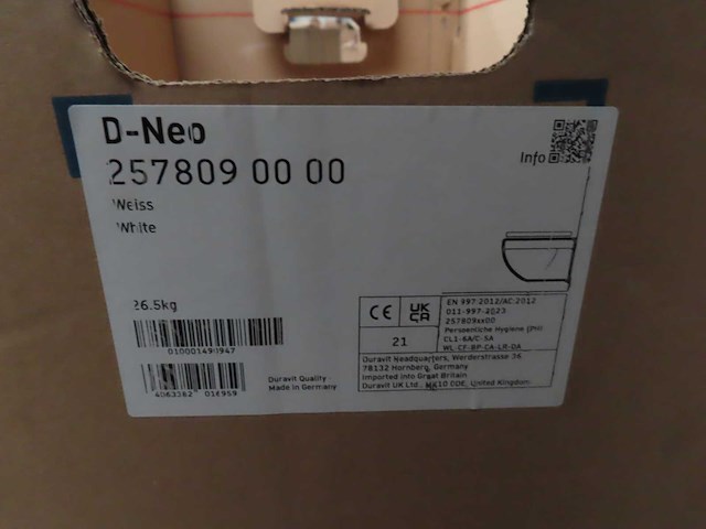 Duravit - d-neo - toilet - afbeelding 3 van  3