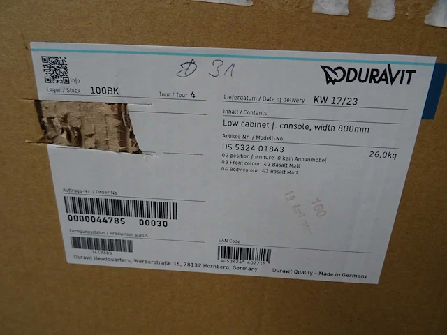 Duravit - ds 5324 01843 - onderkast - afbeelding 2 van  3