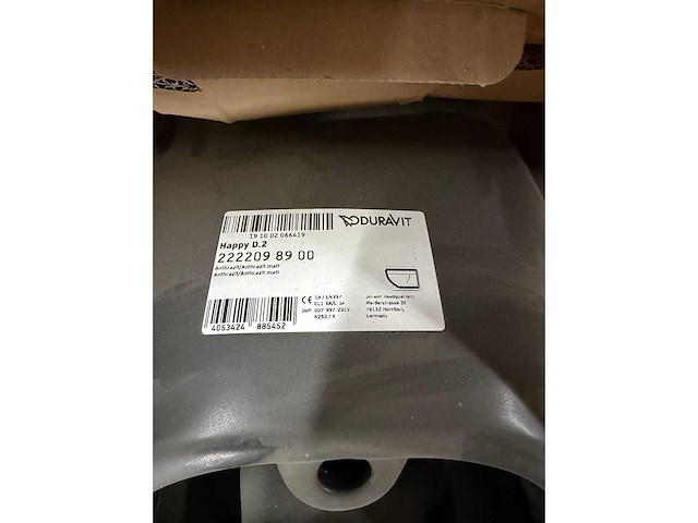 Duravit - happy d.2 - 222209 89 00 - wandcloset 4,5l 365x540 mm rimless (excl. zitting) - afbeelding 4 van  4