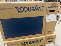 Duravit 236655 d-neo wastafel 550mm wit met kraangat met overloop - afbeelding 1 van  1