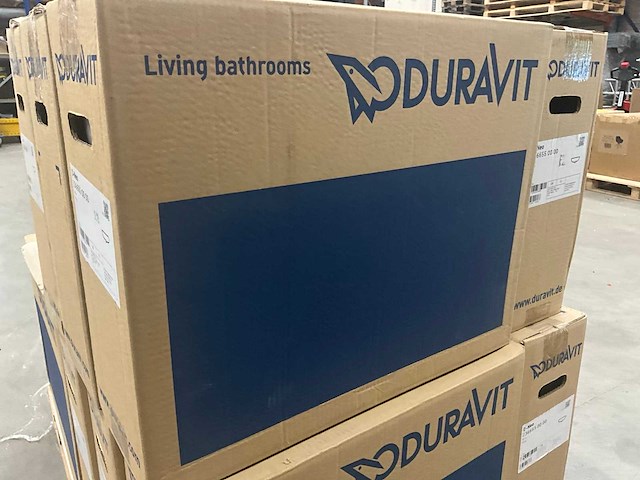 Duravit 236655 d-neo wastafel 550mm wit met kraangat met overloop - afbeelding 3 van  5