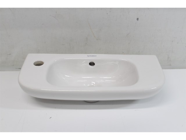 Duravit code fontein 50x22 cm met 1 kraangat links wit - afbeelding 1 van  2