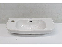 Duravit dcode fontein met 1 kraangat links wit - afbeelding 1 van  2