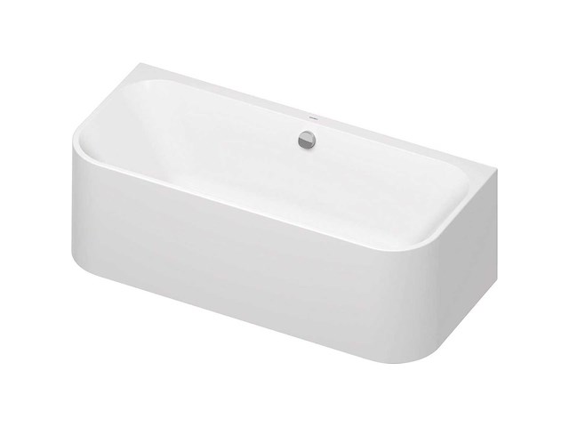 Duravit happy d.2 180x80cm halfvrijstaand bad met paneel - afbeelding 1 van  5