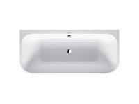 Duravit happy d.2 180x80cm halfvrijstaand bad met paneel - afbeelding 2 van  5