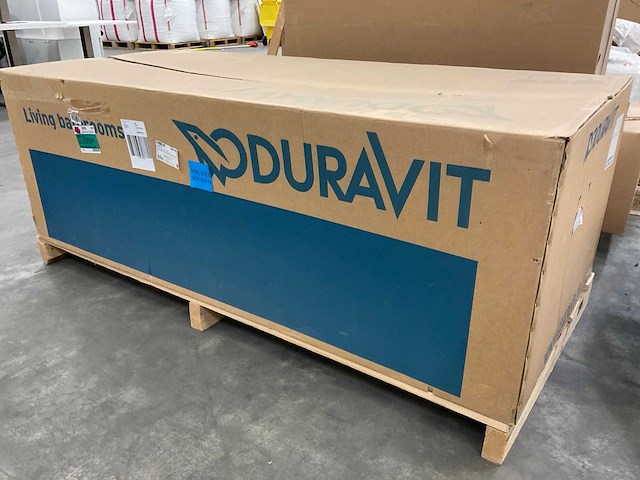 Duravit happy d.2 180x80cm halfvrijstaand bad met paneel - afbeelding 4 van  5