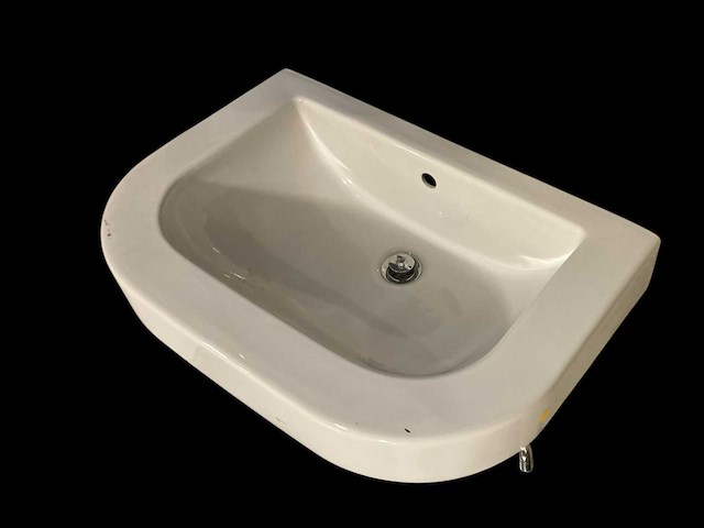 Duravit keramische wastafel 65x45cm wit - afbeelding 1 van  2