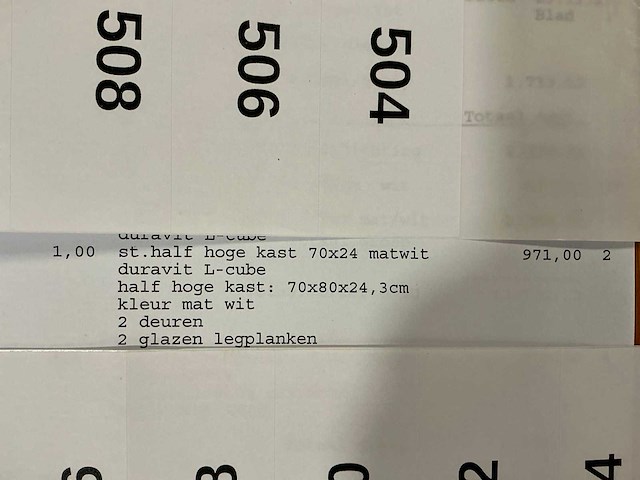 Duravit l-cube badkamerkast - afbeelding 5 van  5