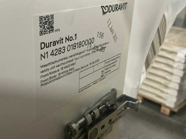 Duravit no.1 badmeubel onderkast (4x) - afbeelding 4 van  4