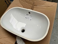 Duravit onderbouwwastafel 49x29cm wit - afbeelding 1 van  2