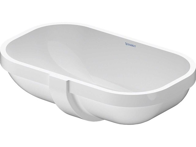 Duravit onderbouwwastafel 49x29cm wit - afbeelding 1 van  2