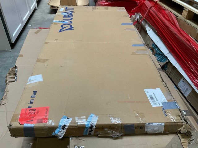 Duravit sustano douchebak - 180x80x3cm - rechthoek - durasolid wit mat - afbeelding 2 van  2