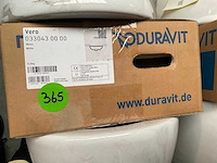 Duravit vero inbouw wastafel 43x31,5 cm wit - afbeelding 2 van  2