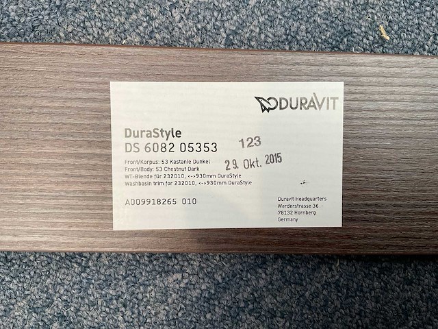 Duravit wastafelsierlijst 930x448x84 mm - afbeelding 1 van  3