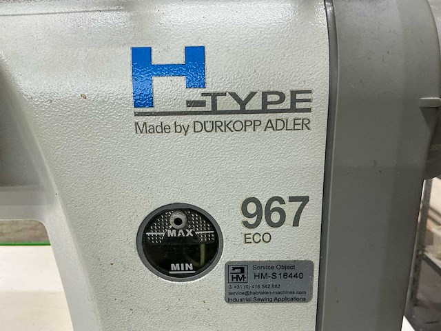 Dürkopp adler h-type 967-100180 eco industriële ledernaaimachine met werktafel - afbeelding 6 van  20