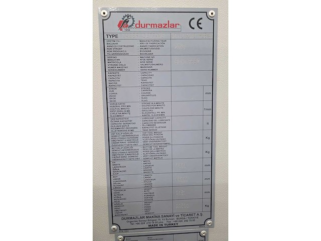 Durma - 2019 - hd-tc60170 - buislasersnijmachine - afbeelding 9 van  21