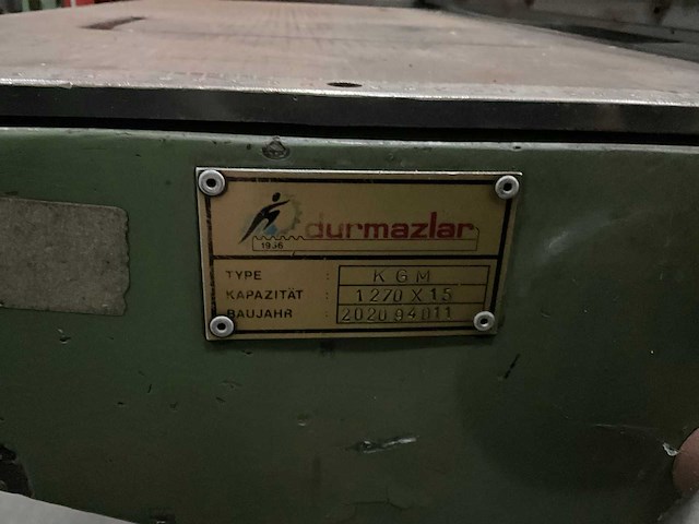 Durmazlar - plaatafschering - afbeelding 8 van  10