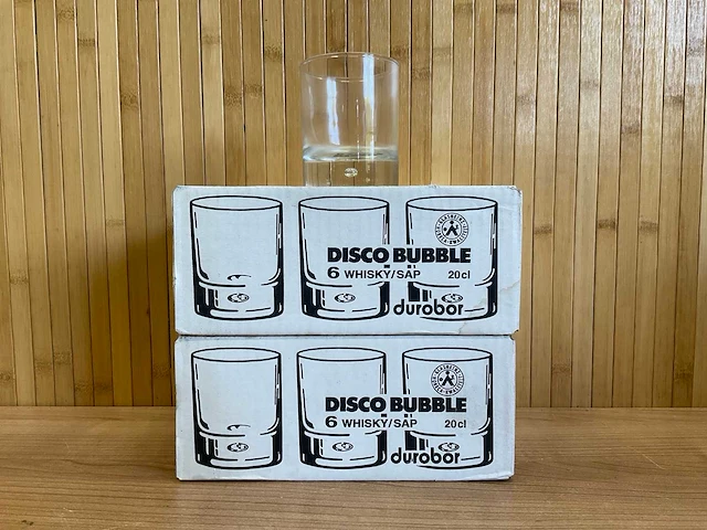 Durobor disco bubble glas 20 cl (12x) - afbeelding 1 van  5